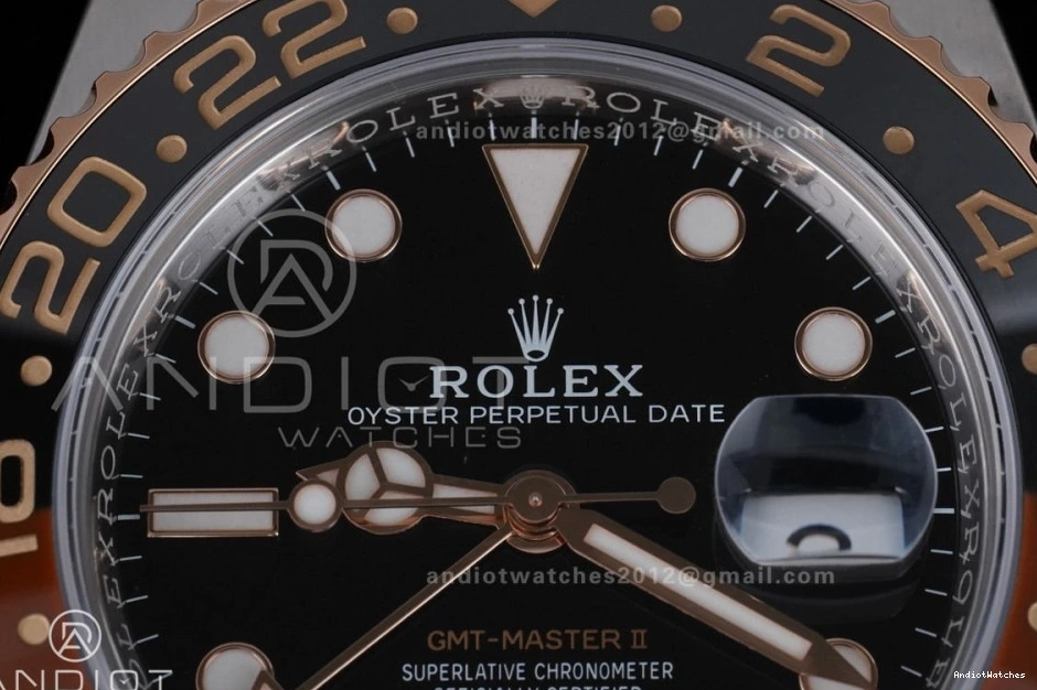 Bracelet on ARF FastDry 1:1 GMT RG SS Edition V SH3285 II Master 904L Best New SS CHNR 855 126711 0803